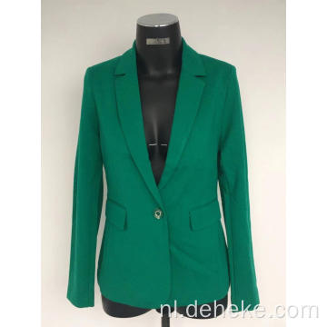 Getransporteerd goed elegante gebreide blazer